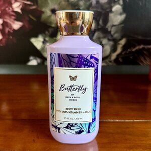 NEW BUTTERFLY Body Wash Full Size 10oz Bath & Body Works